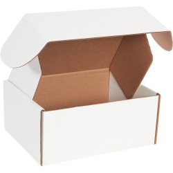 Office Depot® Brand Deluxe Literature Mailers, 11 1/8" x 8 3/4" x 5", White, Pack Of 50