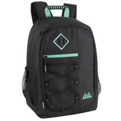 Summit Ridge Bungee Backpack With 17" Laptop Pocket, Black