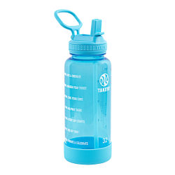 Takeya Tritan? Motivational Water Bottle, 32 Oz, Breezy Blue