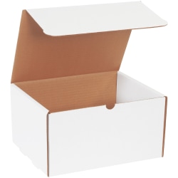 Partners Brand White Literature Mailers, 11 1/8" x 8 3/4" x 6", Pack Of 50