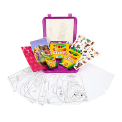 Crayola Disney Princess Art Case, 75 Art Supplies for Girls & Boys, Art Kit for Kids, Coloring Set, Gift for Girls & Boys, 5+