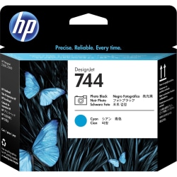 HP 744 Original Inkjet Printhead - Photo Black, Cyan - 1 Pack - Inkjet - 1 Pack
