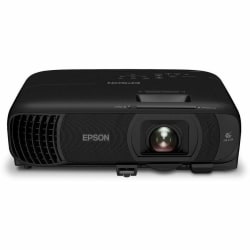 Epson PowerLite 1290 3LCD Projector - 16:10 - Ceiling Mountable - Black - 1920 x 1080 - Front, Ceiling, Rear - 1080p - 5500 Hour Normal Mode - 12000 Hour Economy Mode - Full HD - 16,000:1 - 4100 lm - HDMI - USB - Wireless LAN