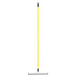 Gritt Commercial Double Neoprene Foam Floor Squeegee With Plastic Frame, 60" x 22", White/Yellow