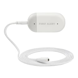 First Alert® L1 Wi-Fi® Water Leak and Freeze Detector with 5-ft. Cable Sensor, White, RWLD3001-001/N