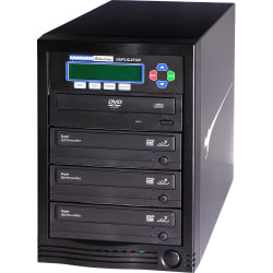 Kanguru DVD Duplicator 1 to 3 Target - Disk duplicator - DVD±RW (±R DL) x 3, DVD-ROM x 1 - max drives: 4 - 24x - USB 2.0 - external - TAA Compliant
