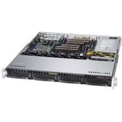 Supermicro SuperChassis CSE-813MFTQC-505CB Copmuter Case - Rack-mountable - Black - 1U - 4x Bay - 1x 500 W - CSE813MFTQC505CB