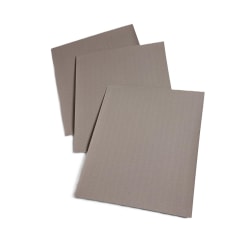 3M Coated Non-Woven Sand Paper Sheets, 9" x 11", Tan/Brown, Pack Of 250 Sheets