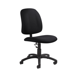 Global® Goal Low-Back Task Chair, 39"H x 20 1/2"W x 24 1/2"D, Ebony/Black