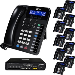 XBLUE X16 Plus Phone System Bundle With 11 XD10 Phones