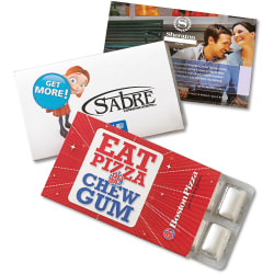Custom Personalized Full Color Sugar Free Peppermint Gum Pack