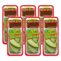 Dippin' Stix Sliced Apples And Caramel, 2.75 Oz, Pack Of 6
