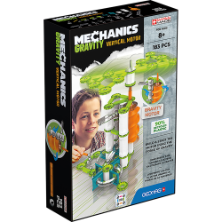 Geomag Mechanics Gravity Construction Set, Vertical Motor Recycled, 183 Pieces