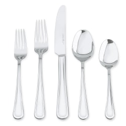 Henckels Cottage 45-Piece Stainless Steel Flatware Set, Silver