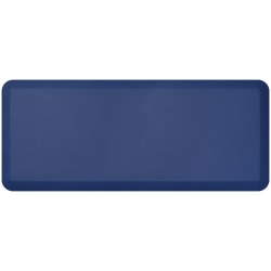 GelPro NewLife Designer Comfort Leather Grain Anti-Fatigue Floor Mat, 20" x 48", Navy