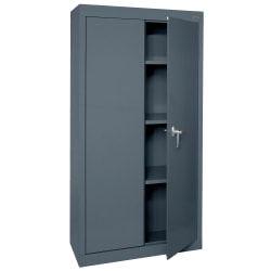 Sandusky Value Series 30"W Light Duty Storage Cabinet, Charcoal
