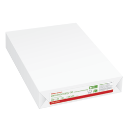 Office Depot® EnviroCopy® 3-Hole Punched Copy Paper, White, Letter (8.5" x 11"), 500 Sheets Per Ream, 20 Lb, 92 Brightness, 30% Recycled, FSC® Certified, 651031OD-RM