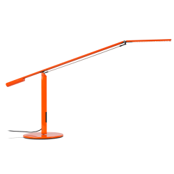 Koncept Equo LED Desk Lamp, Warm Light, 24-1/2"H, Orange