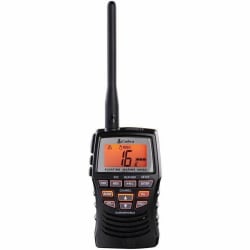 Cobra Marine® Marine 3-Watt Floating VHF Handheld Radio, Black, MR HH150 FLT