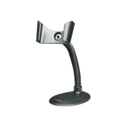 Manhattan Handheld Barcode Scanner Stand, Gooseneck with base, suitable for table mount or wall mountable, Black, Lifetime Warranty, Box - Barcode scanner stand - counter mountable, wall mountable - black