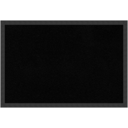 Amanti Art Cork Bulletin Board, 38" x 26", Black, Mezzanotte Black Wood Frame