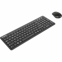 Targus Midsize Bluetooth Keyboard And Midsize Comfort Antimicrobial Mouse Bundle, Black, AKM619AMUS