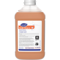 Diversey™ Stride® Citrus HC Neutral Cleaner, Citrus Scent, 2.5L, J-fill, 2/CT
