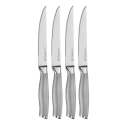 Henckels Modernist 4-Piece Steak Knife Set, 4-1/2", Silver