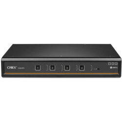 Vertiv Cybex SC900 Secure KVM | Dual Head | 4 Port Universal DisplayPort | NIAP version 4.0 Certified - Secure Desktop KVM Switches | Secure KVM Switch | Dual Head | NIAP Certified | Secure Keyboard