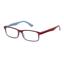 ICU Eyewear Wink Ankara Women's Reading Glasses, Red/Blue, +1.5