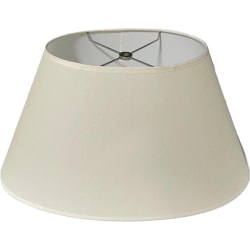 Lampshades Inc. Linen Oval Lamp Shades, 7" x 9" x 12", Parchment, Set Of 6 Shades