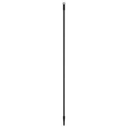 Gritt Commercial Threaded Fiberglass Broom/Squeegee Handle, 60", Black