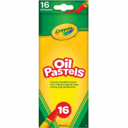 Crayola Oil Pastels, Assorted Colors, 16 Per Box, Set Of 6 Boxes