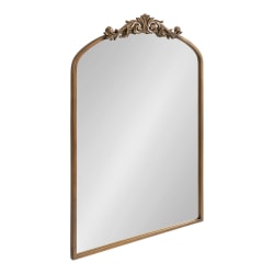 Uniek Kate And Laurel Arendahl Arched Mirror, 36"H x 24"W x 1-1/4"D, Gold