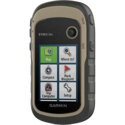 Garmin eTrex 32x Handheld GPS Navigator - Rugged - Handheld, Mountable - 2.2" - 65000 Colors - Compass, Barometer, Altimeter - Turn-by-turn Navigation - USB - 25 Hour - Preloaded Maps - 240 x 320 - Water Resistant