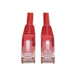 Eaton Tripp Lite Series Cat6 Gigabit Snagless Molded (UTP) Ethernet Cable (RJ45 M/M), PoE, Red, 7 ft. (2.13 m) - Patch cable - RJ-45 (M) to RJ-45 (M) - 7 ft - UTP - CAT 6 - molded, snagless, stranded - red