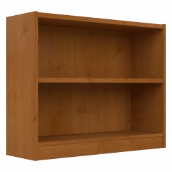 Bush® Furniture Universal 30"H 2-Shelf Bookcase, Natural Cherry, Standard Delivery