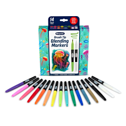 Crayola Blending Markers, Assorted Colors, Pack Of 16