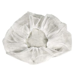 Empress Bouffant Caps, White, 100 Caps Per Pack, Case Of 10 Packs
