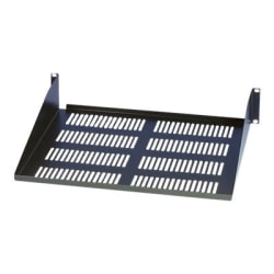 Tripp Lite Rack Enclosure Cabinet Cantilever Fixed Shelf 60lb Capacity 2URM - Rack shelf - black - 2U
