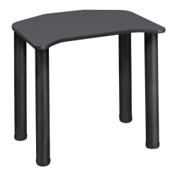 Regency Ferris 26"W Student Activity Desk, Gray/Black