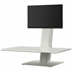 Humanscale QuickStand Eco - Mounting kit (single display desk mount, keyboard/mouse shelf, freestanding base) -  - QSE2SMW