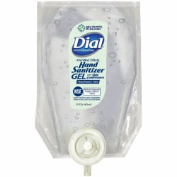 Dial Professional Hand Sanitizer Gel Refill - 15 fl oz - Bacteria Remover - Hand - Clear - Fragrance-free, Dye-free - 1 Each