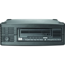 HPE LTO-5 Ultrium 3000 SAS External Tape Drive - LTO-5 - 1.50 TB (Native)/3 TB (Compressed) - SAS - 5.25" Width - 1/2H Height - External - 145.64 MB/s Native - 291.27 MB/s Compressed - Linear Serpentine - 3 Year Warranty