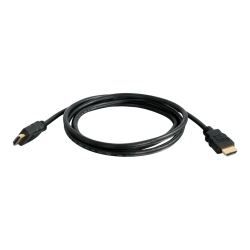C2G Core Series 2ft High Speed HDMI Cable with Ethernet - 4K HDMI Cable - HDMI 2.0 - 4K 60Hz - HDMI for Audio/Video Device - 2 ft - 1 x HDMI Male Digital Audio/Video - 1 x HDMI Male Digital Audio/Video - Gold Plated Connector