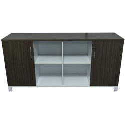 Boss Office Products Simple System 71"W Credenza, Driftwood