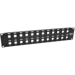 Tripp Lite® 24-Port Keystone Blank Patch Panel