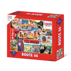 Willow Creek Press 1,000 Piece Jigsaw Puzzle, 26-5/8" x 19-1/4", Route 66