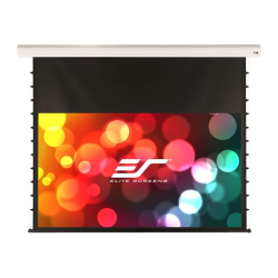 Elite Screens Starling Tension Series STT120XWH-E14 - Projection screen - ceiling mountable, wall mountable - motorized - 110 V - 120" (120.1 in) - 16:9 - MaxWhite FG - white