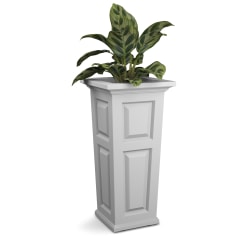 Mayne Nantucket Planter, 32"H, White